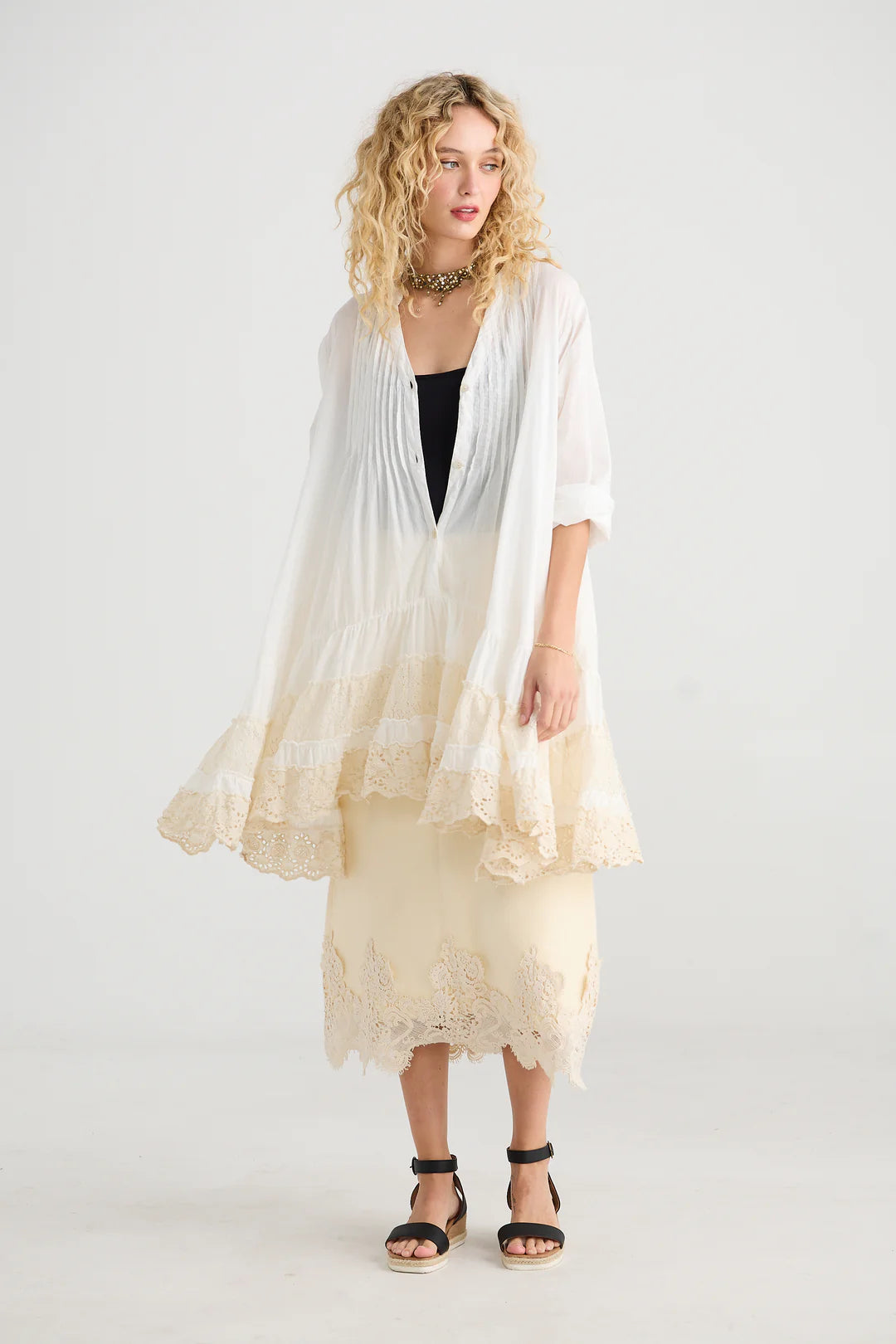 Persian Princess Top - Ivory Cream