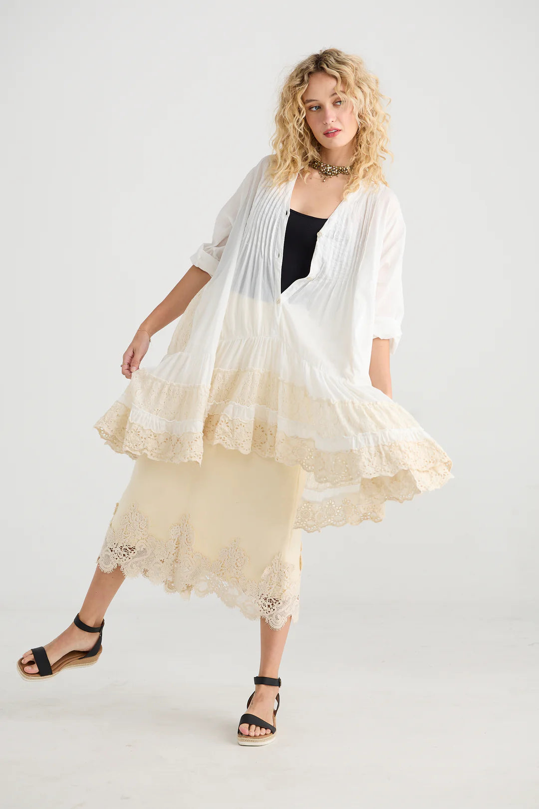 Persian Princess Top - Ivory Cream