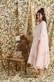 Enchantress Linen Gauze Coat - Powder Pink