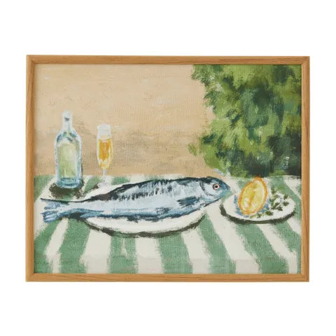 Pranzo Frame Glass Print 50x40cm