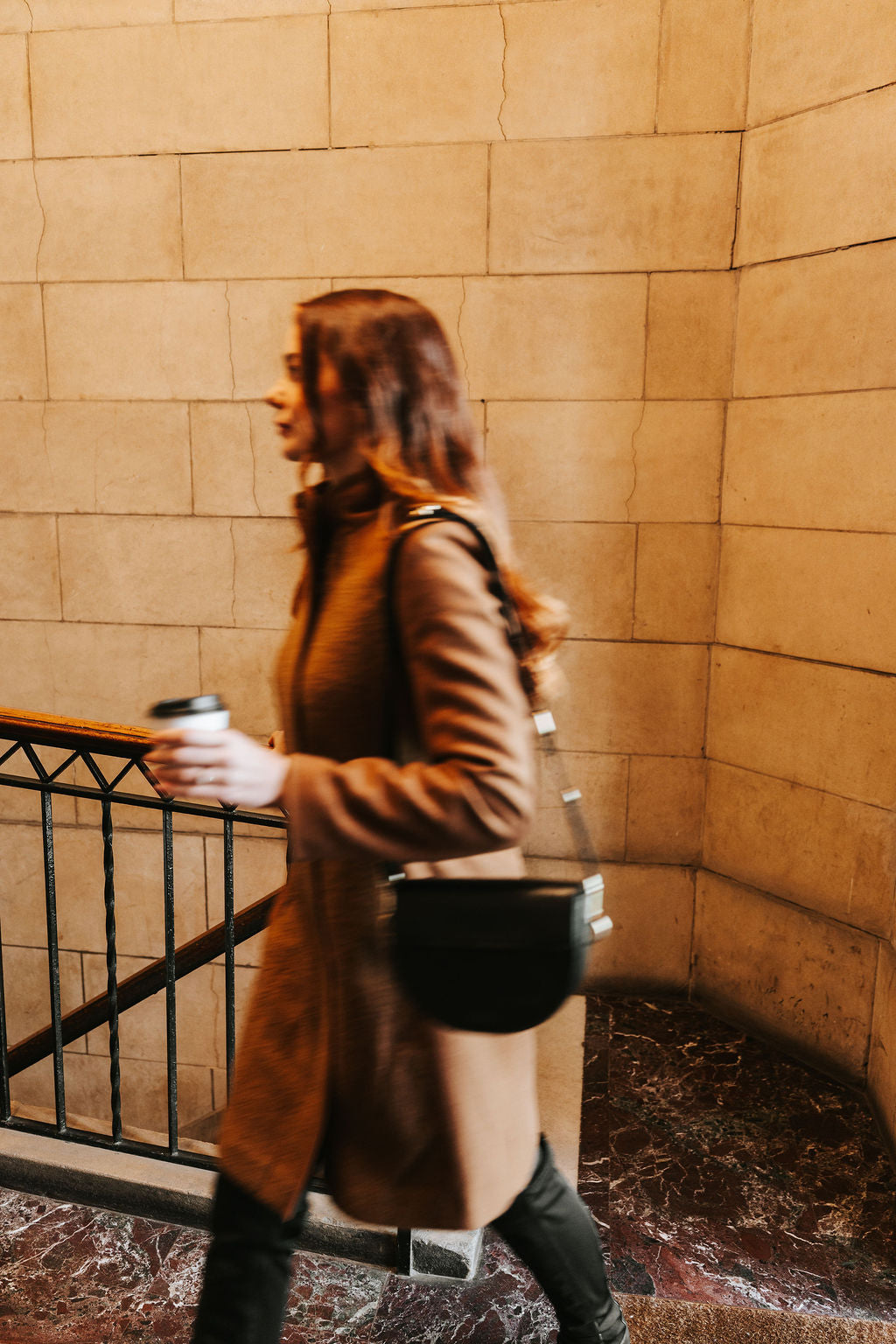 Wool Blend Jacket - Tan