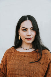 Monti Top - Rust Spaced Heavy Mesh