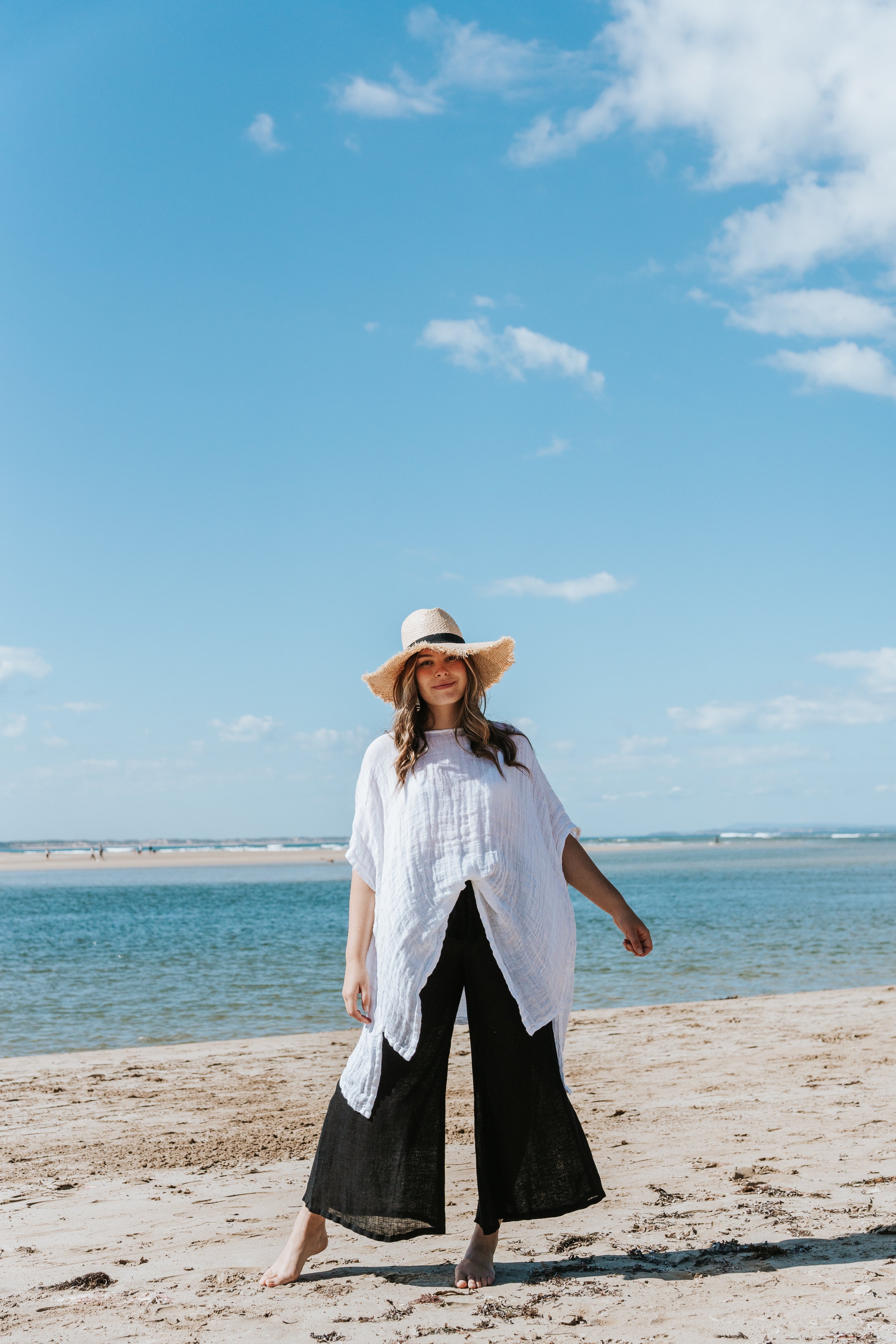 Palau Top - White Mesh