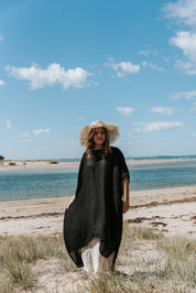 Tertenia Dress - Black Mesh