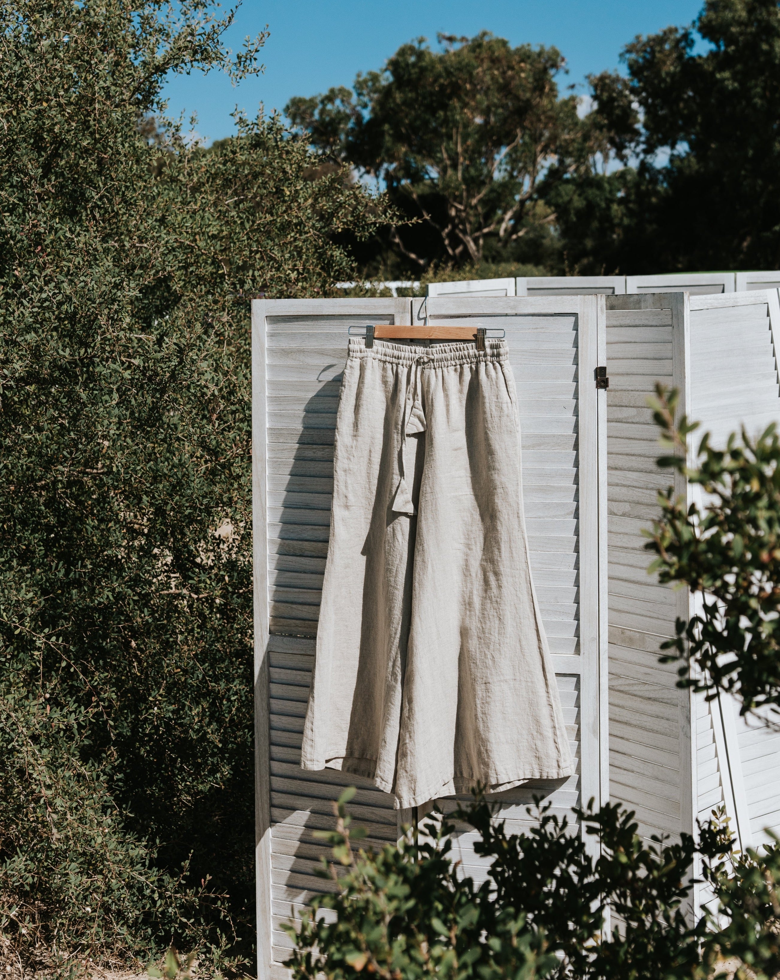 Alghero Pants - Natural Linen