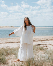 Alghero Pants - Ivory Linen