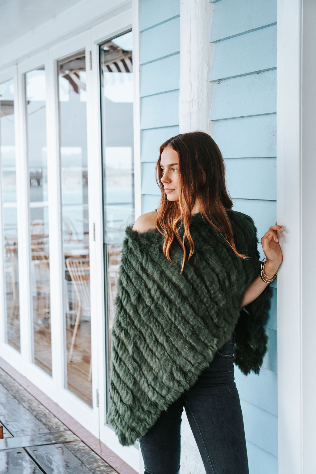 Fur Poncho - Forest Elf