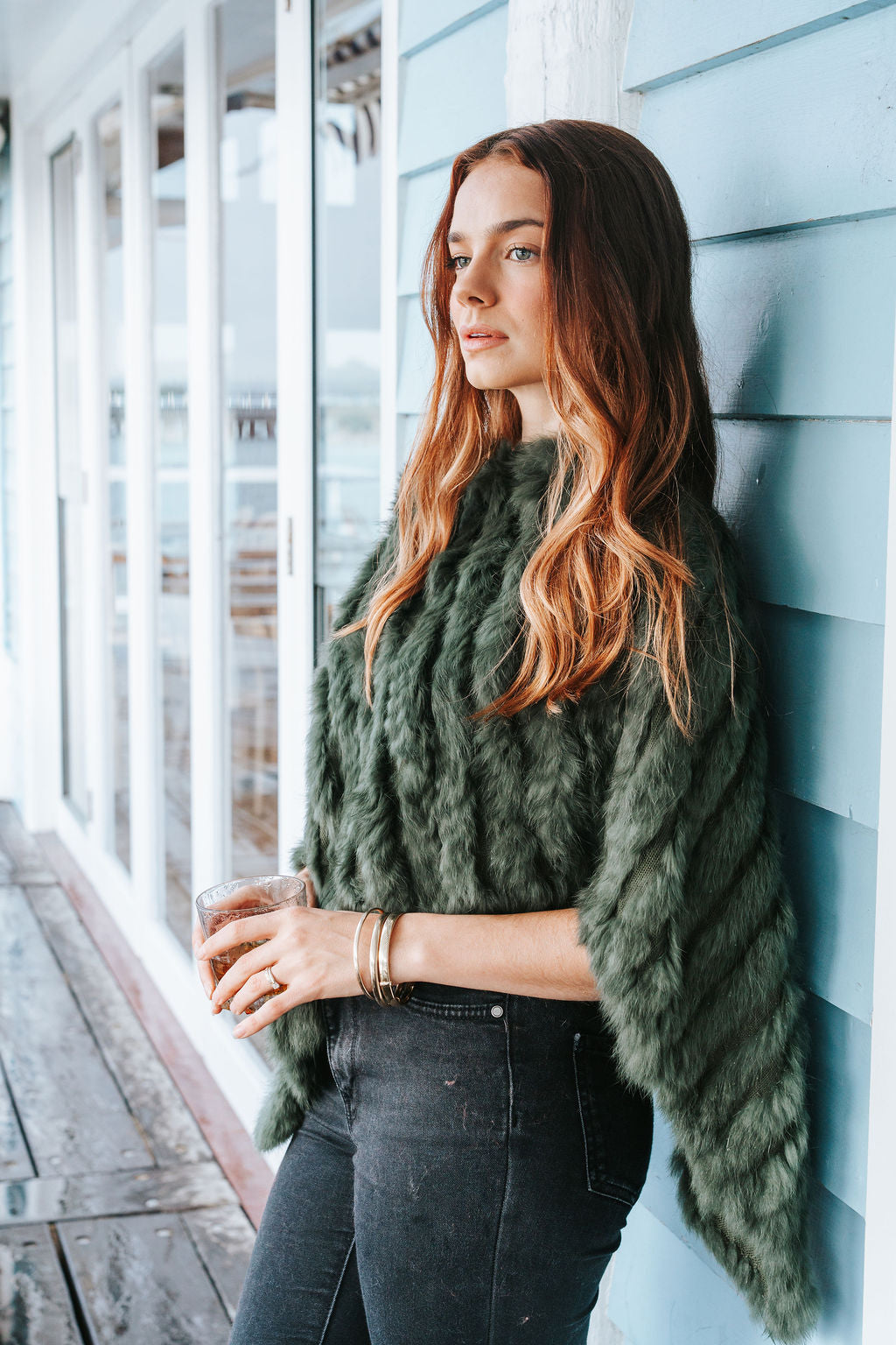 Fur Poncho - Forest Elf