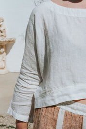 Monti Top - White Linen