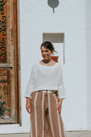 Monti Top - White Linen