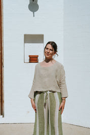 Monti Top - Natural Linen