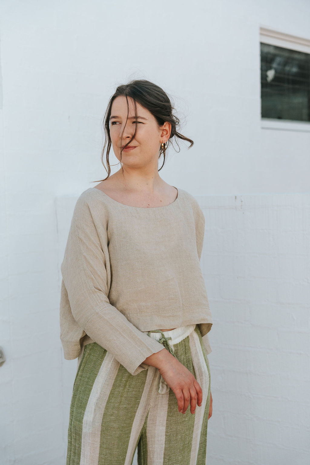 Monti Top - Natural Linen