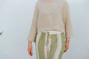 Monti Top - Natural Linen