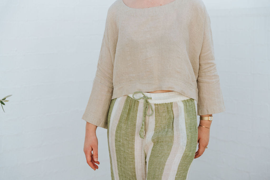 Monti Top - Natural Linen