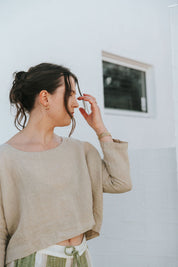 Monti Top - Natural Linen