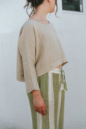 Monti Top - Natural Linen