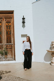 Monti Top - White Spaced Heavy Mesh
