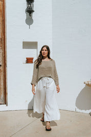 Monti Top - Natural Spaced Heavy Mesh