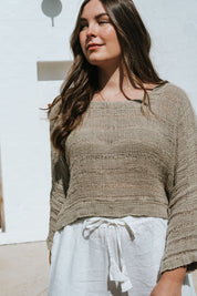 Monti Top - Natural Spaced Heavy Mesh