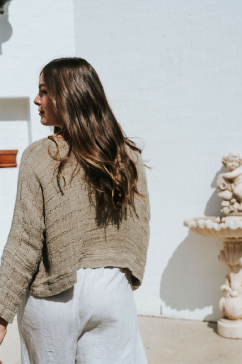 Monti Top - Natural Spaced Heavy Mesh