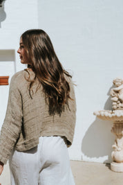 Monti Top - Natural Spaced Heavy Mesh