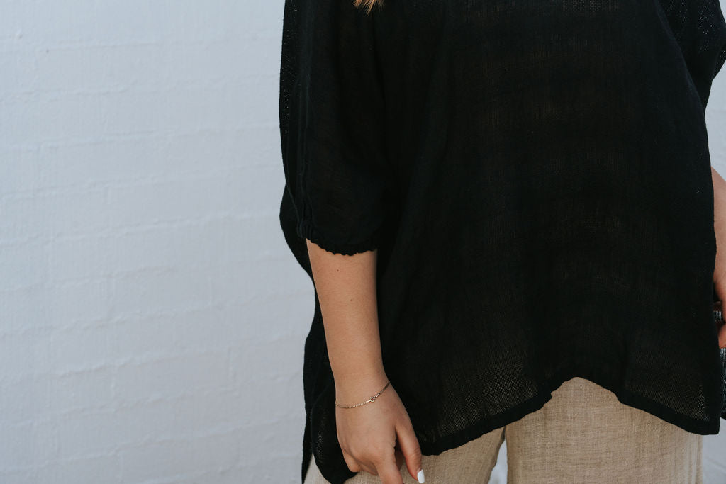 Olbia Top - Black Combo