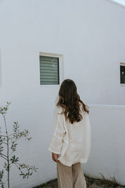 Ottana Top - Ivory Linen