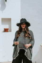 Bono Top - Black and White Heavy Mesh