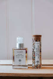 GIFT PACK Argan Body Oil + Tea Soak