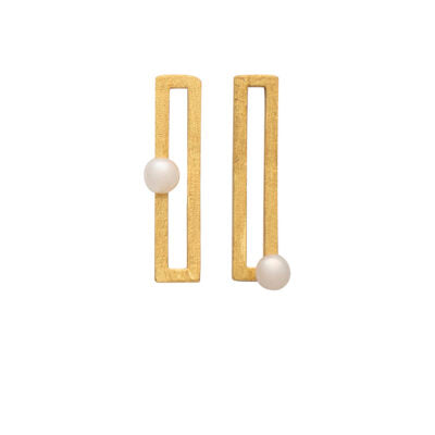 Rectangular Stud Earrings