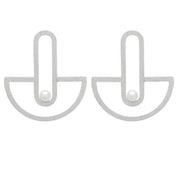 Interconnected #1 Earrings - Silver