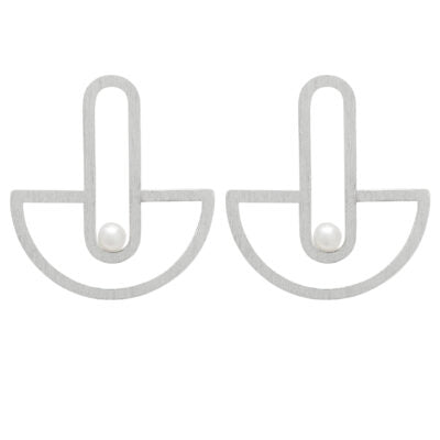 Interconnected #1 Earrings - Silver