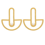 Interconnected #1 Earrings - Gold