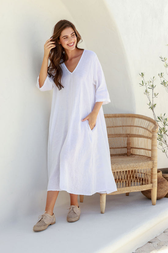 Aldina Dress - White