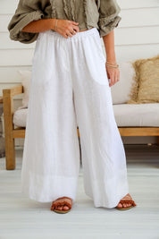 Adottato Linen Pants - White