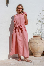 Papavero Linen Dress - Purity