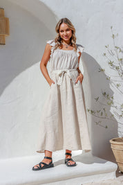 Valeriana Linen Skirt - Purity
