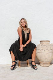 Sole Linen Dress - Rose