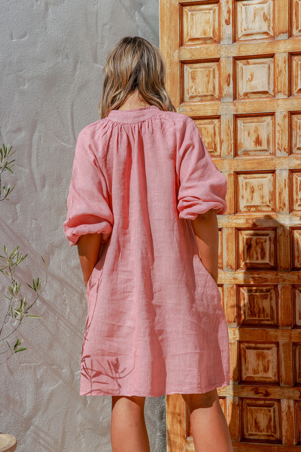 Felice Linen Dress - Dune