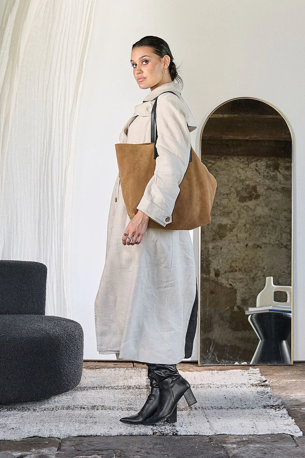Andie Slouch Bag - Camel