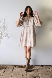 Bella Dress - Natural