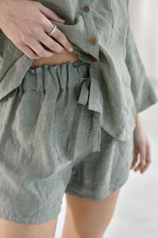 Fundamental Linen Shirt - Pistachio