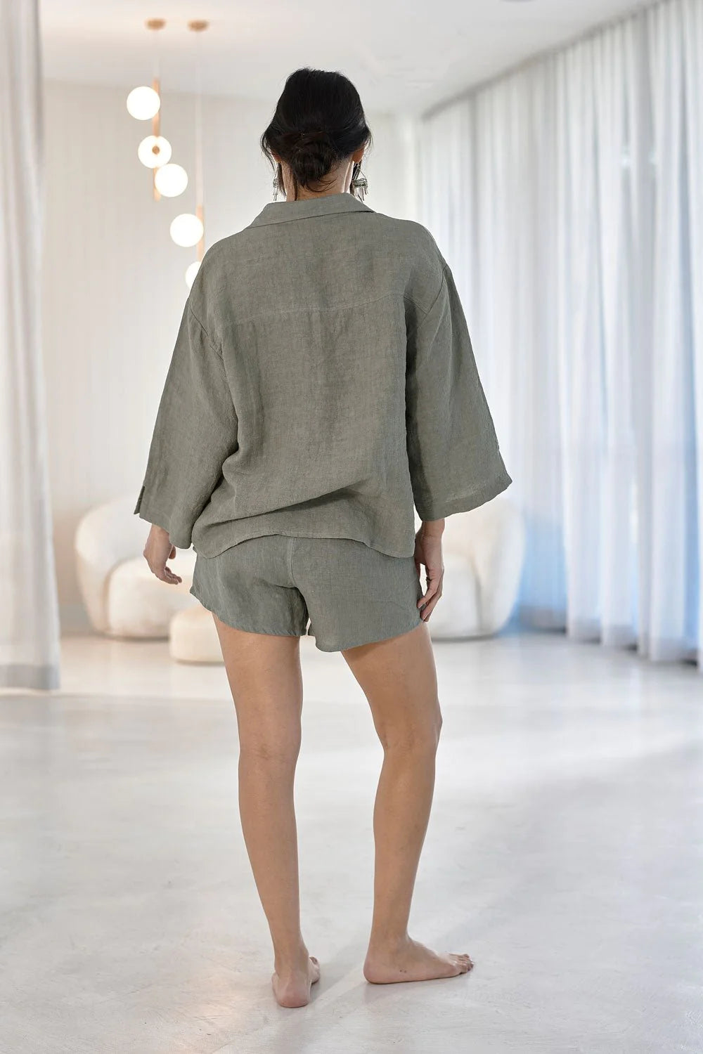 Fundamental Linen Shirt - Pistachio