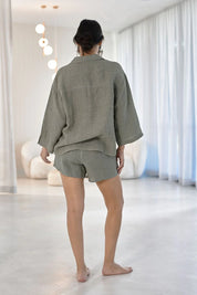 Fundamental Linen Shirt - Pistachio