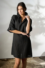 Palazzo Dress - Black