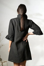 Palazzo Dress - Black