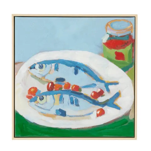 Sagra Nat Frame Oil Painting 40x40cm