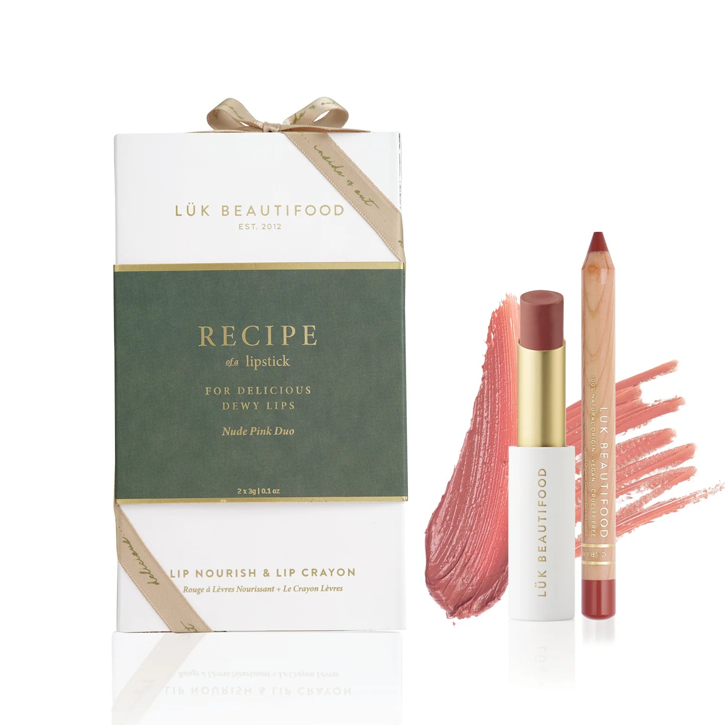 Recipe of a Lipstick - Nude Pink Duo