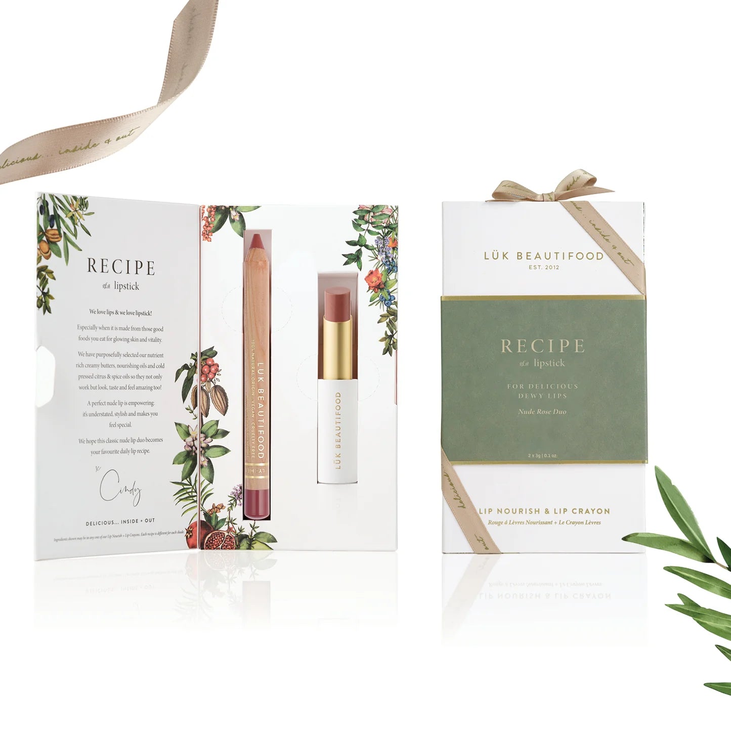 Recipe of a Lipstick - Nude Rose Duo