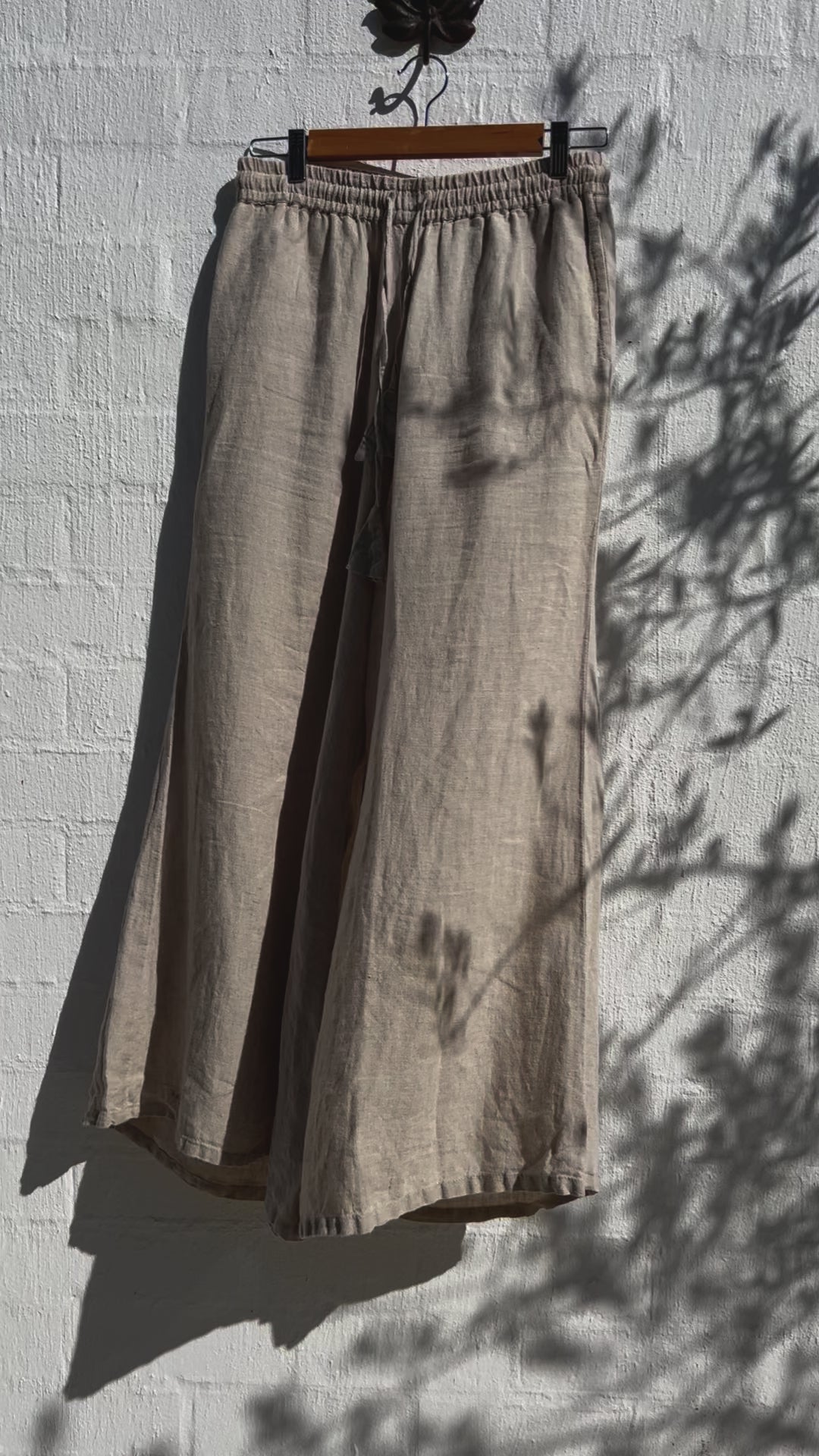 Alghero Pants - Natural Linen